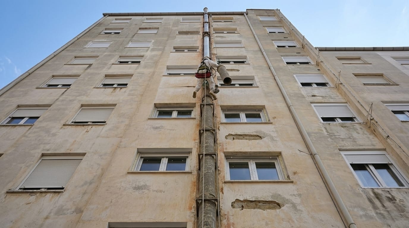 Cómo detectar amianto en edificios Barcelona