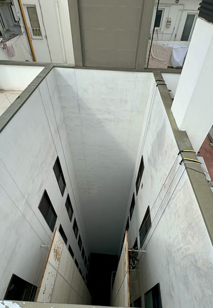 Rehabilitación de patios de luces