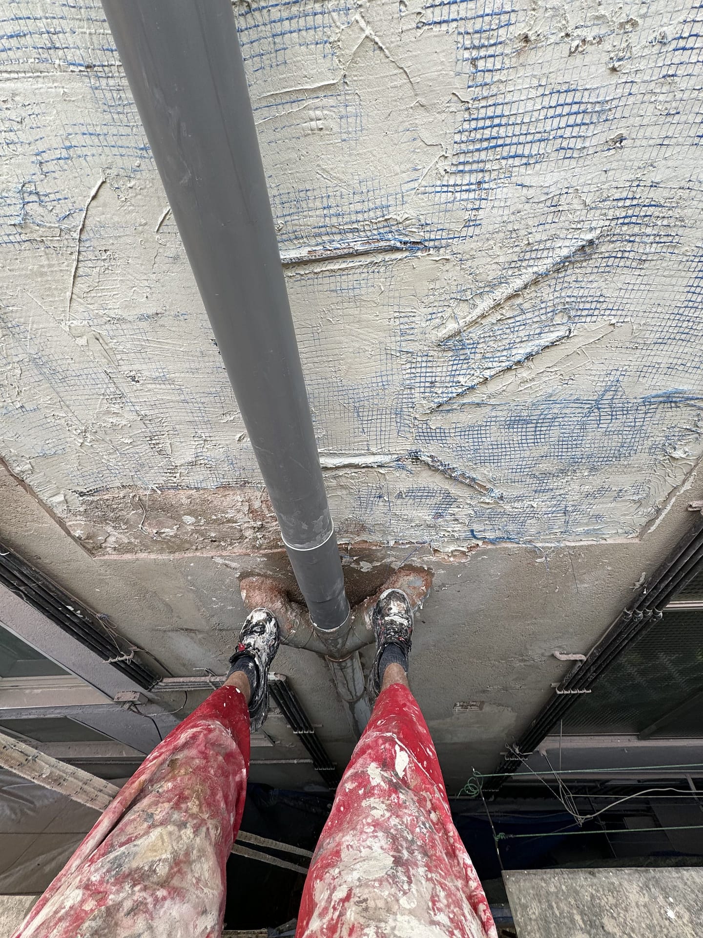 Imagen de fuga en bajante