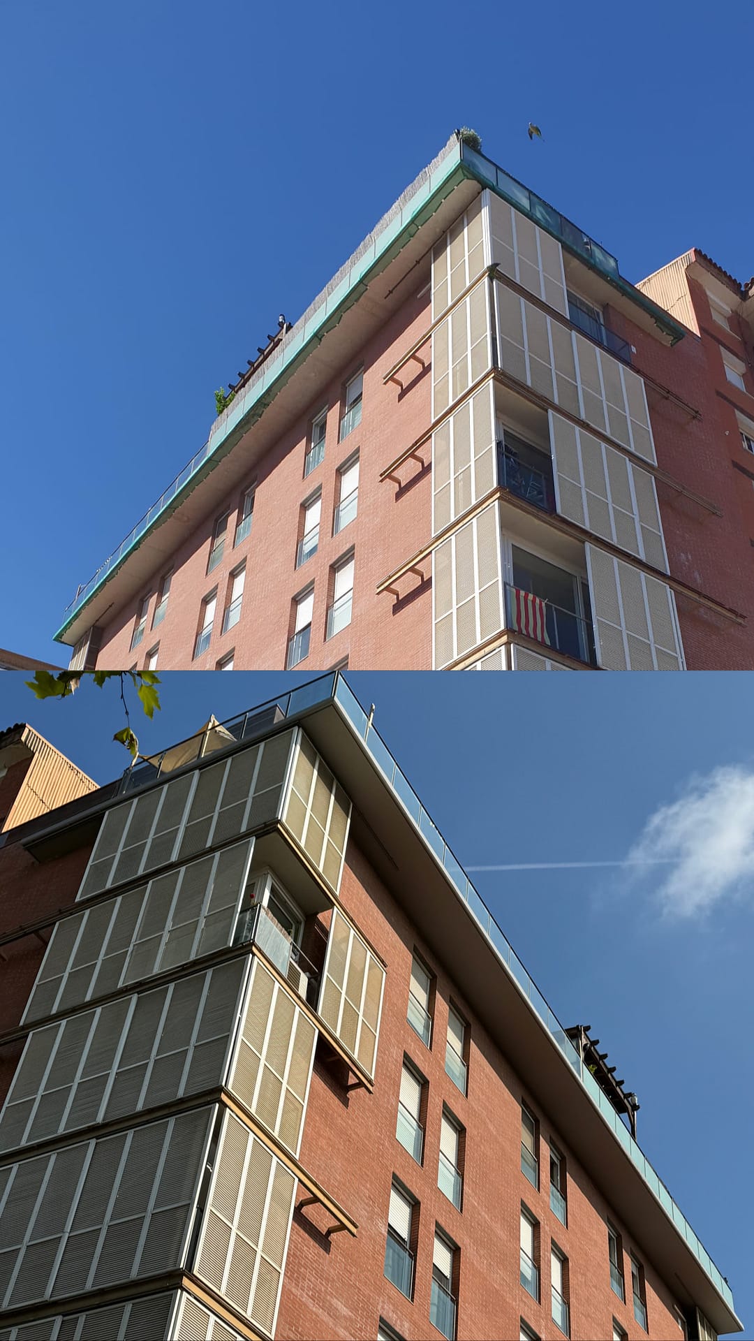Fachada de un edificio rehabilitado